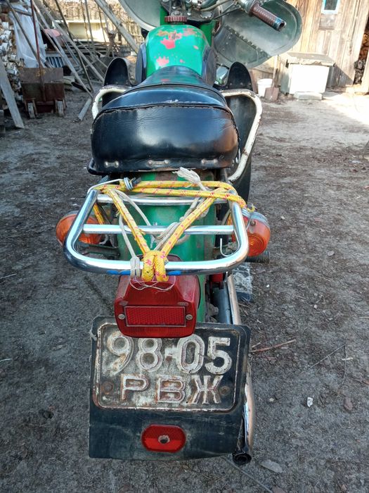 Мотоцикл ММЗ Минск , на ходу, колір зелений