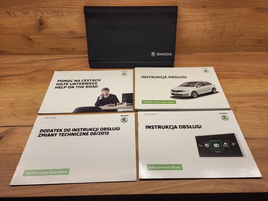 Instrukcja obsługi Skoda Rapid 05/2015 PL etui