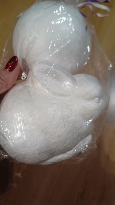 Zajączek ze styropianu