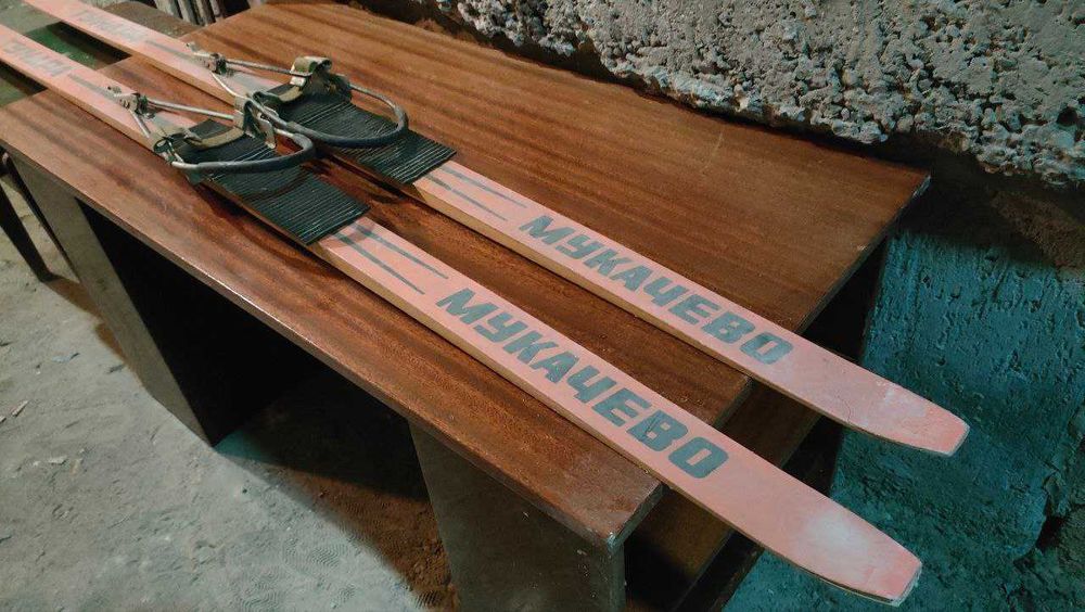 Лижі "Мукачево Тундра" + палки + кріплення - довжина 165