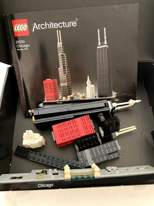 Lego Arquitetura Parir/London/Chicago 21044/21034/21033