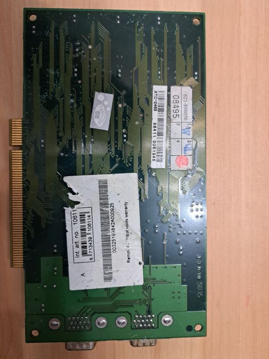 Karta voodoo akcelerator grafiki 3dfx unikat retro pci uszkodzona