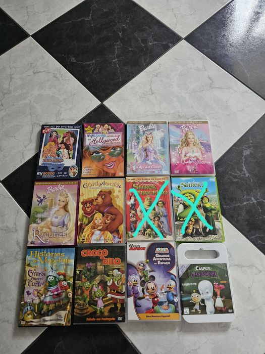 Dvds infantis vários