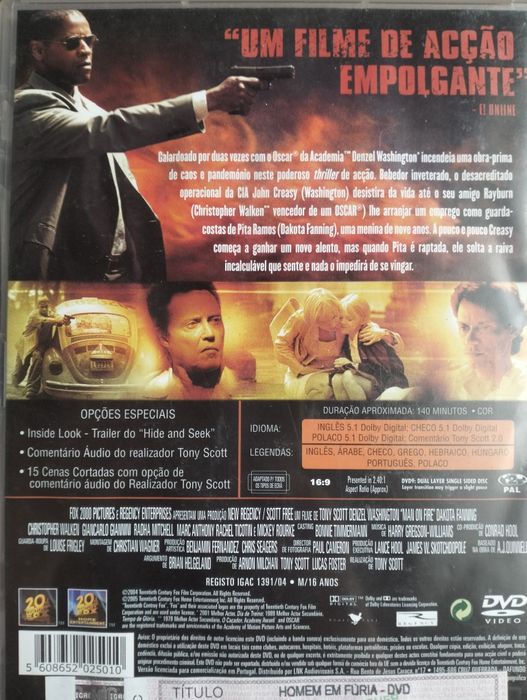 DVD Homem em Fúria