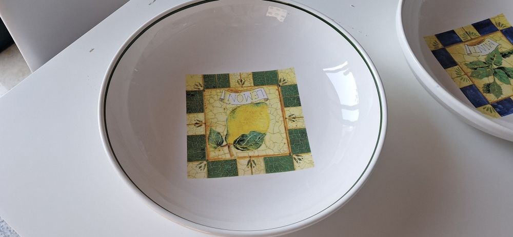 Taças grandes Ceramica prato fundo