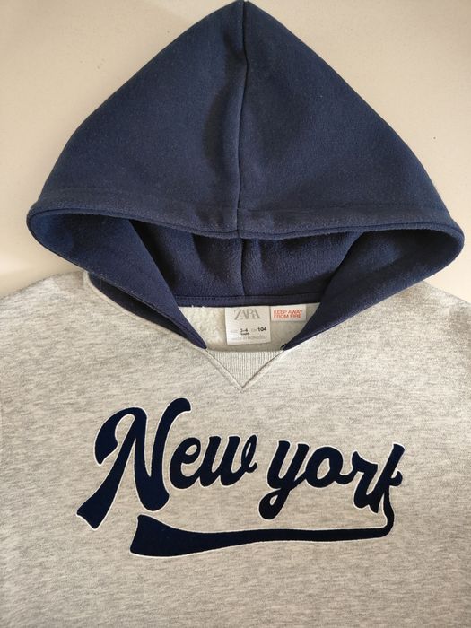 Bluza z kapturem Zara 104 super stan