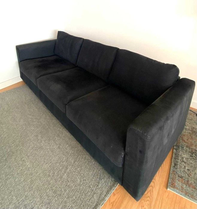 Sofá VIMLE IKEA 3 lugares azul escuro