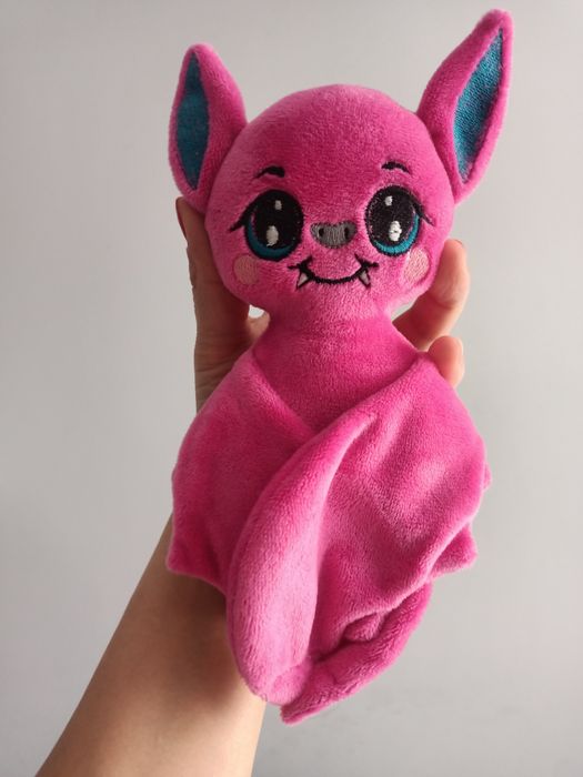 Zestaw 4 handmade małych nietoperzy z magnesami