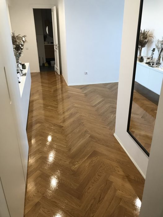 Шліфування, циклювання паркету, монтаж