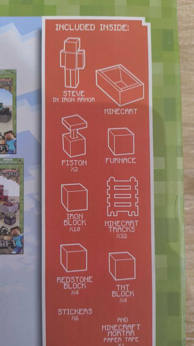 Zabawka Minceraft Papercraft kopalnia