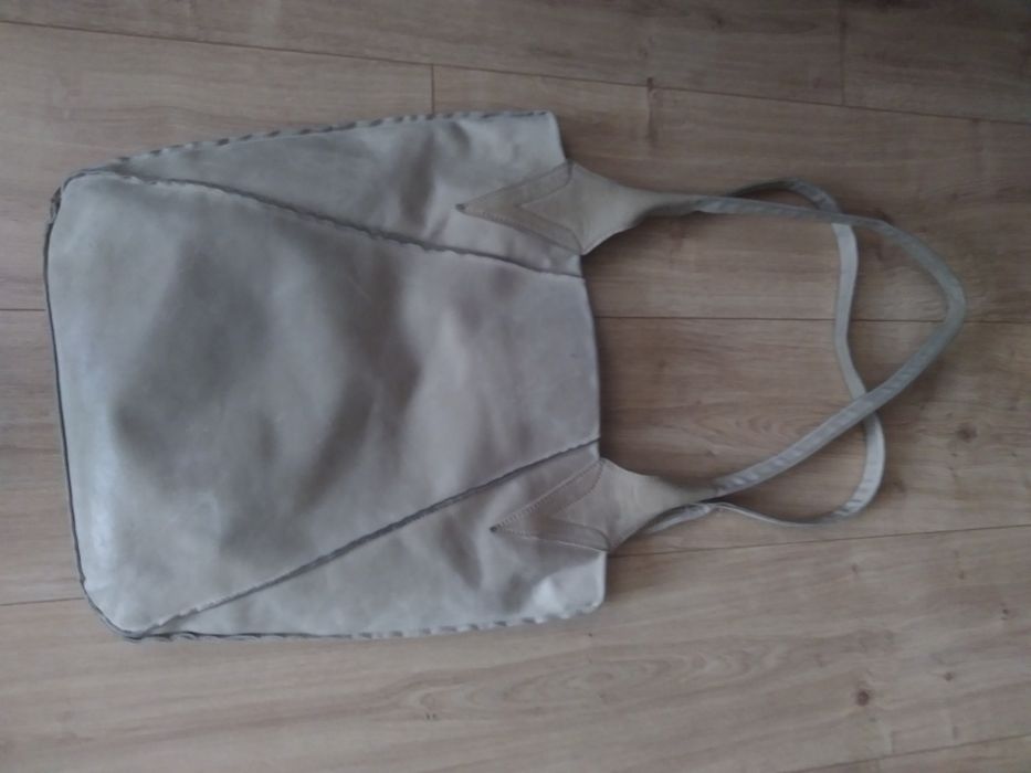 Duża torba, skóra włoska, marka BLITZ.