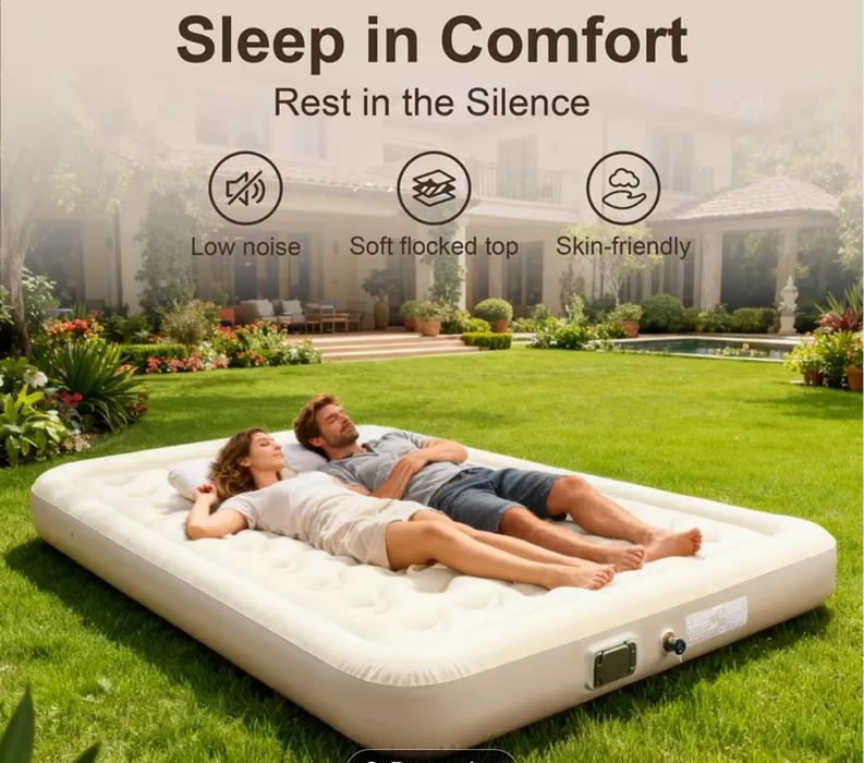 Materac samopompujący i wypompujący