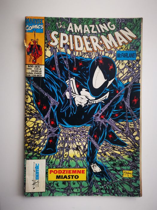 Tm-semic. Spider-Man 9/95. Słaby stan