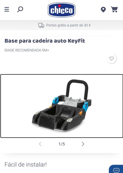Kit chicco kwik one carro+ovo e redutor+base