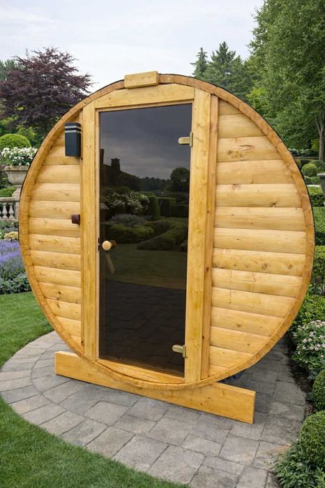 Sauna beczka fińska ogrodowa