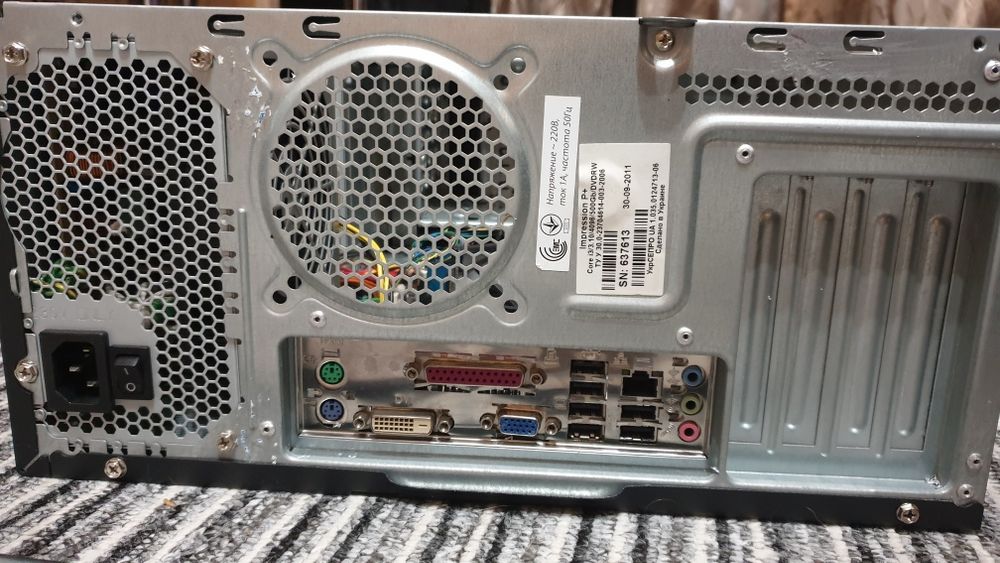 Системний блок на базі intel  G630