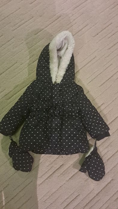 Kurtka zimowa dziewczęca roz 86