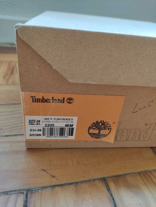 Botas castanhas Timberland unisexo, de montanha, nº 36