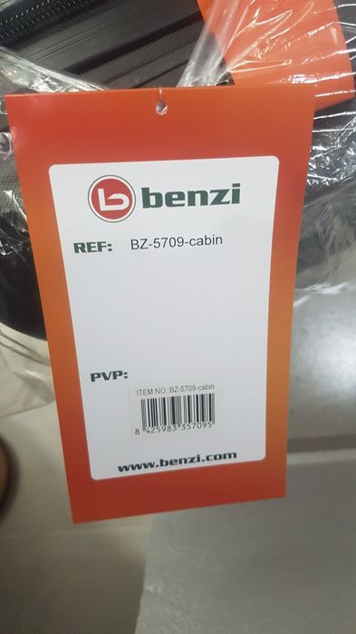 Benzi Mala de Cabine / Trolley 55cm 4R BZ5709 Preto