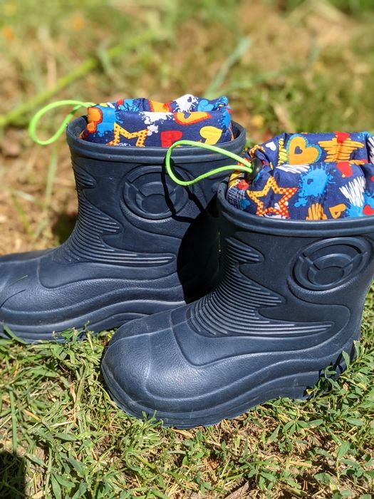 Резинові чоботи  з утепленням 27-28 р. Step