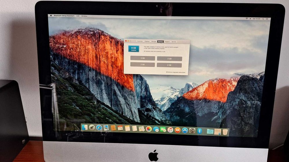 Apple iMac A1311 21.5"- Intel E7600 3.06GHz- 8GB Ram- SSD 240GB