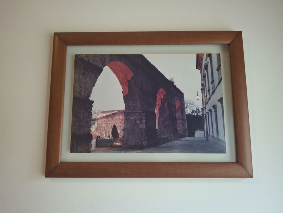 Quadro com fotografia Arcos do Jardim