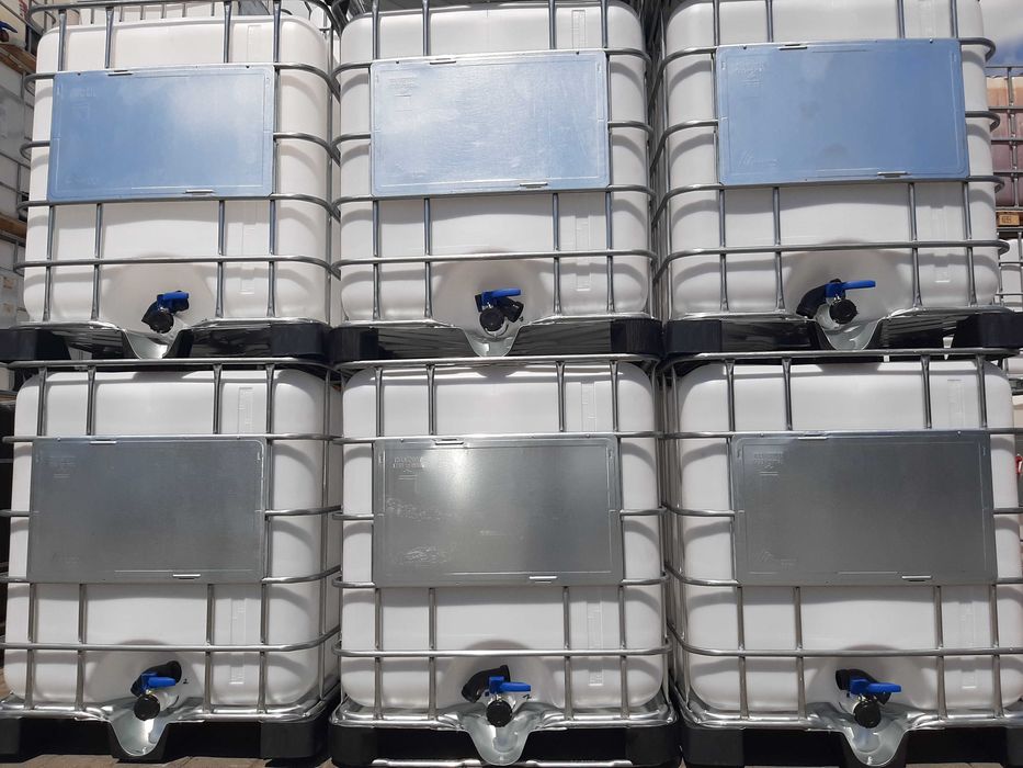 Zbiornik IBC 1000 L mauzer  nowy atest PZH do wody pitnej