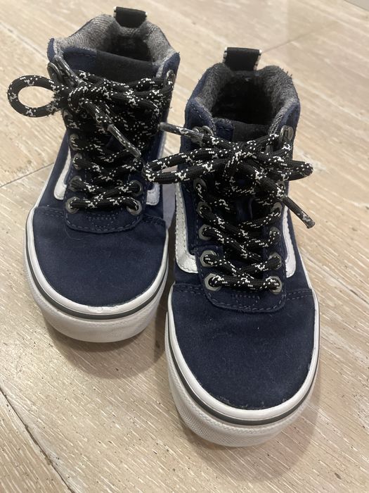 Vans Buty szurowane granatowe za kostkę