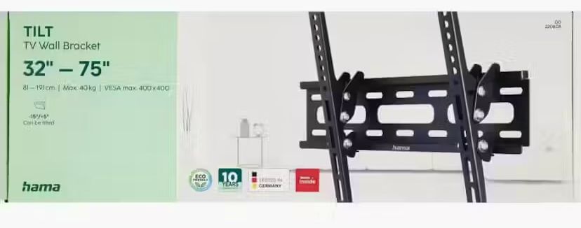 Uchwyt Hama Motnion 32”-75” 40 kg max