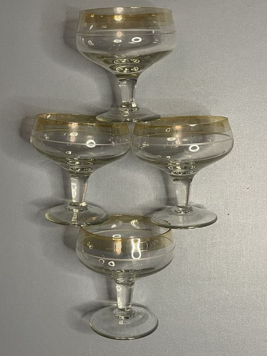 Бокалы(Шампань-Шале) 4шт,Винтаж в идеале!