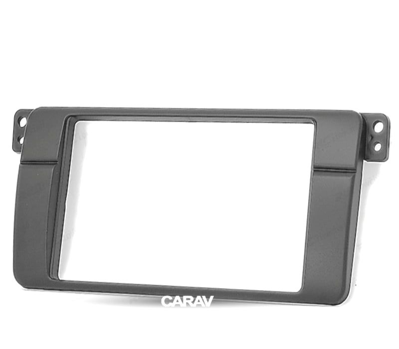 MOLDURA PRETA PARA RÁDIO 2-DIN BMW SÉRIE 3 E46