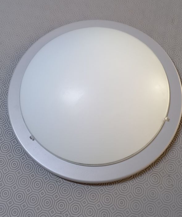 Plafond de teto redondo em vidro fosco