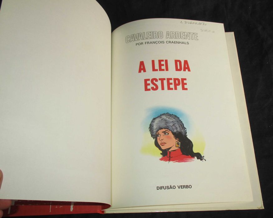 Livro BD Cavaleiro Ardente A Lei da Estepe Verbo