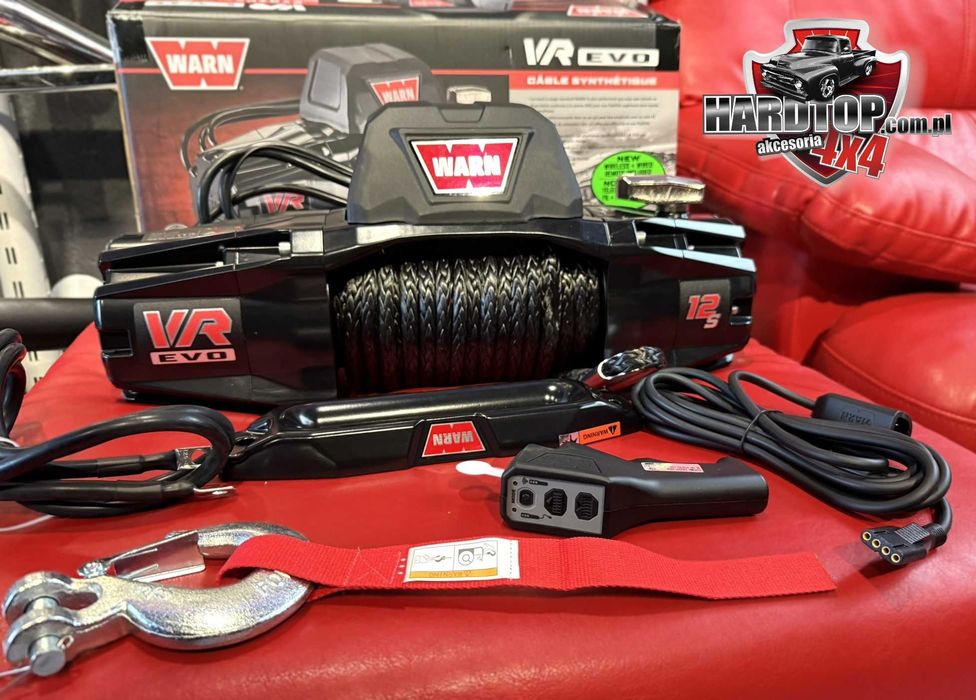 Wyciągarka elektryczna WARN VR EVO 12S Lina Syntetyczna 5443kg PREMIUM