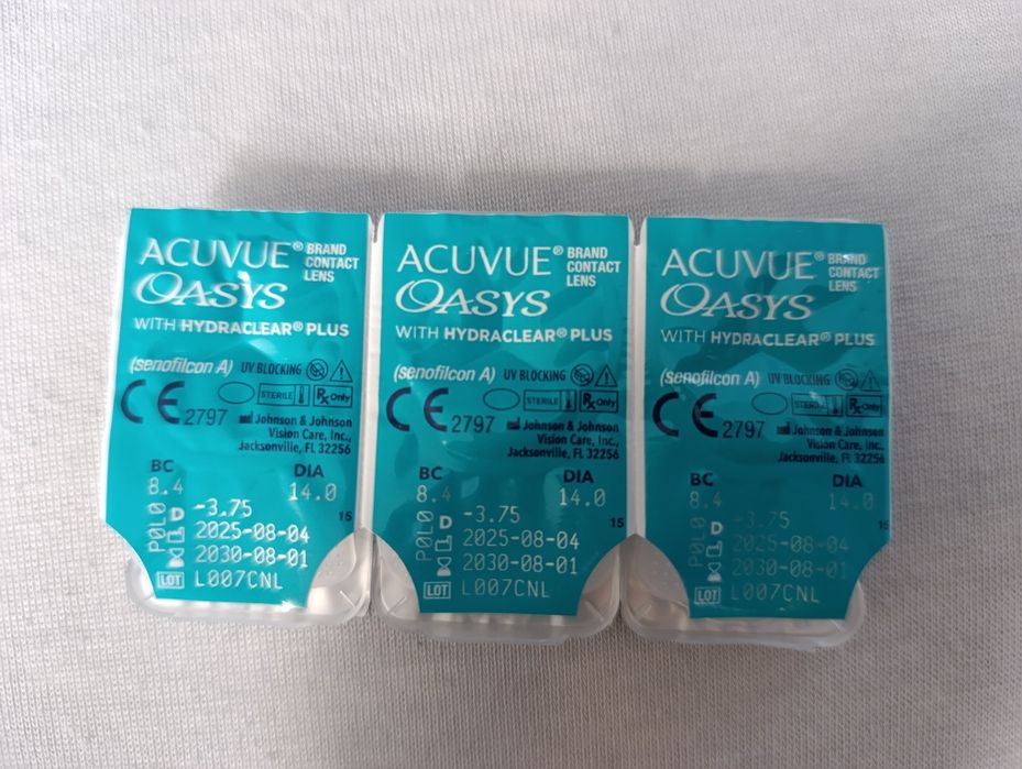 Soczewki kontaktowe -3.75