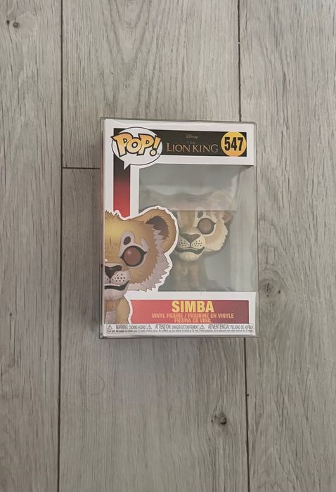 Figurka Funko Pop Disney The Lion King Live Action Simba #547 + Protector! Vinyl Figure