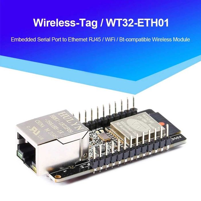 Плата разработчика WT32-ETH01, ESP32, Ethernet, WiFi, Bluetooth