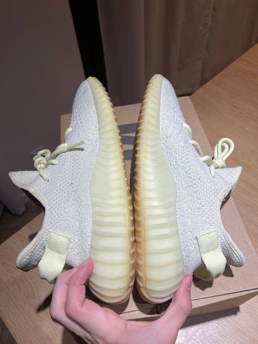 adidas Yeezy boost 350 v2 butter 43 white bone black zebra carbon onyx