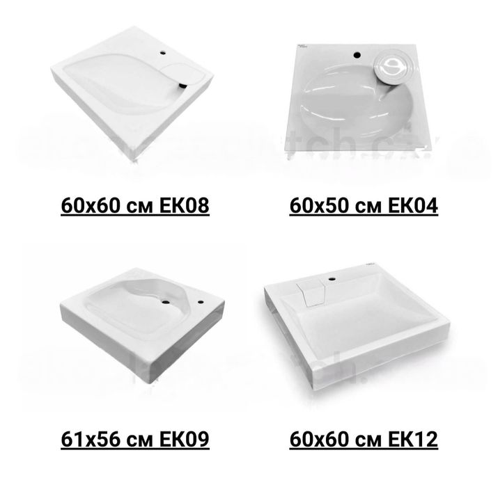 Umywalka nad pralkę akrylowa