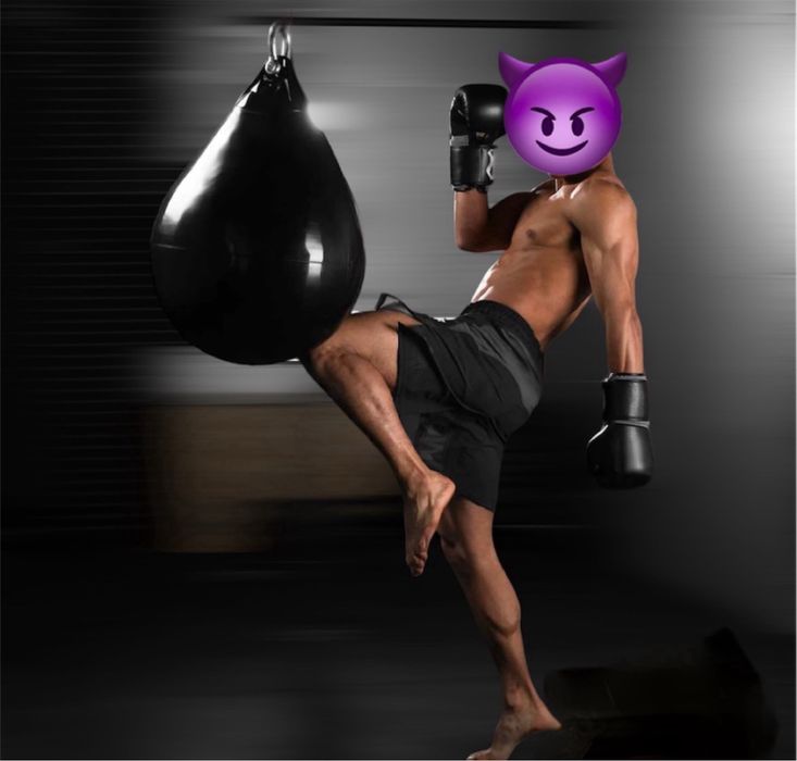 Aqua Bag r. M/ 35 worek bokserski na wodę hydro gruszka treningowa MMA