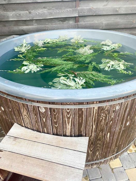 БАНЯ на дровах ЧАН з травами та хвоєю