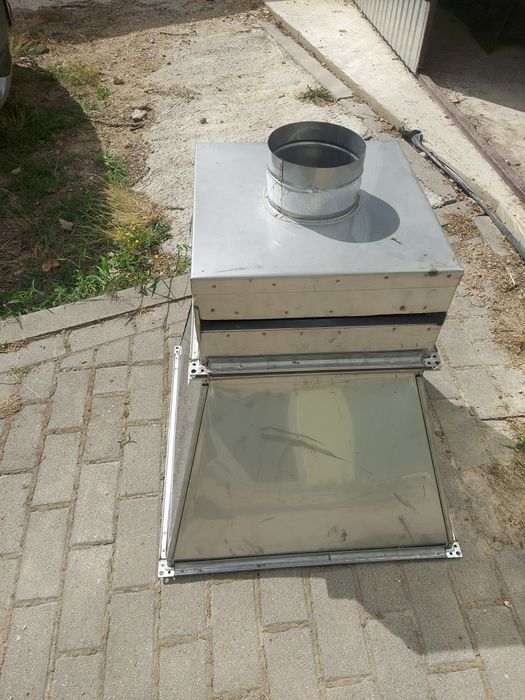Okap kuchenny ze stali nierdzewnej 60x60