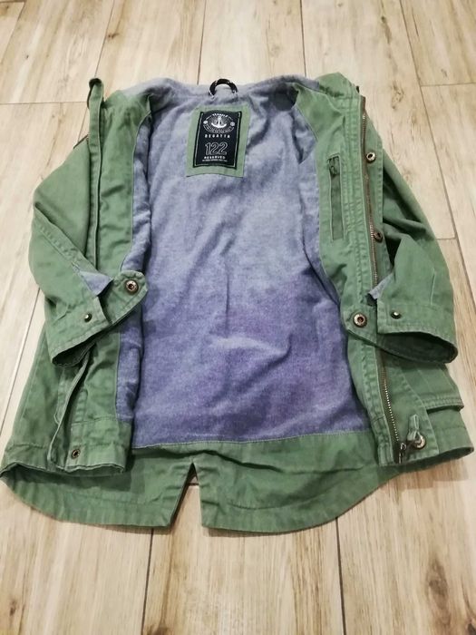Kurtka dziecięca, parka, 122 cm, Reserved, khaki