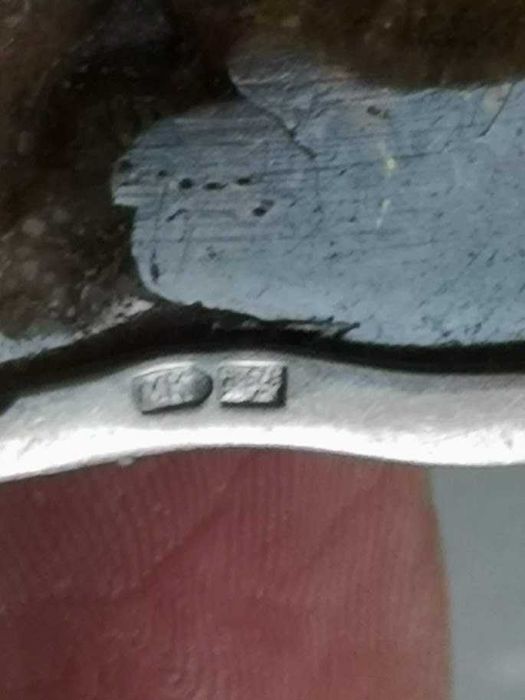 zawieszka bursztyn mleczny vintage polska