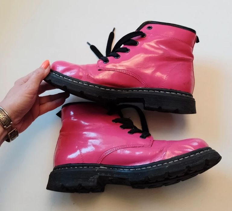 martensy lakierki M&S Girls Spring Summer