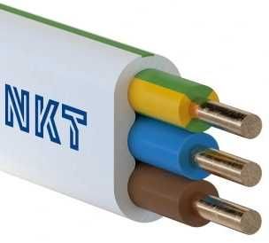 Przewód NKT instal + YDYp Kabel Płaski 3x2,5, 3x1,5