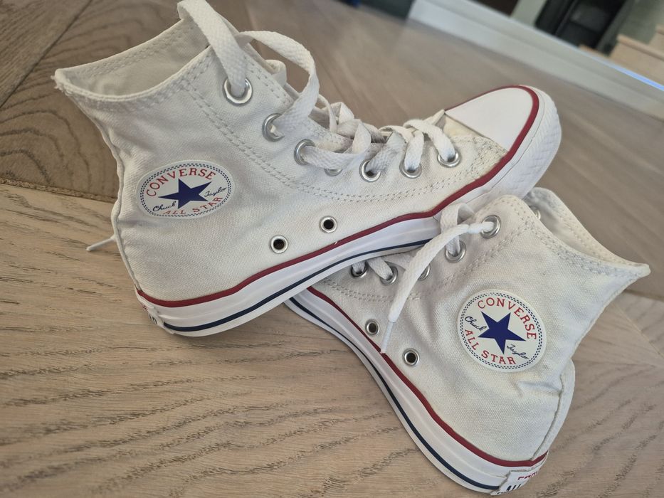 Converse dlugie biale