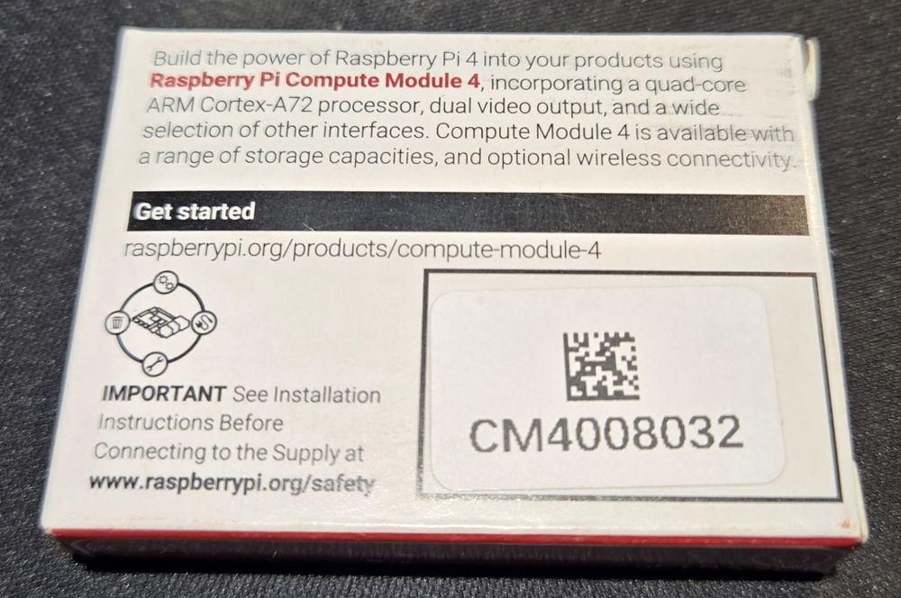 Raspberry Pi Compute Module 4 8GB RAM  32eMMC CM4108032 CM4008032
