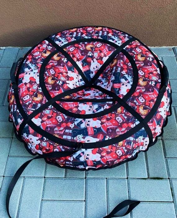 +Тюбінг надувний тюбинг таблетка плюшка санки ватрушка для снігу зима