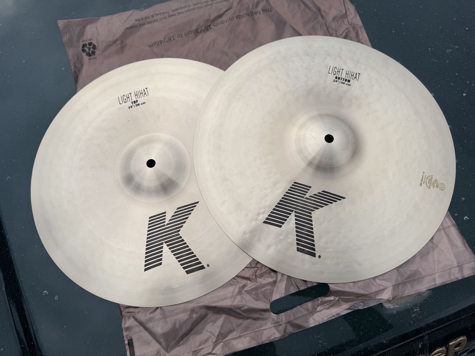 ++ Talerze ZILDJIAN K Light Hi-Hat 15" - NOWY - PERKUSJA ++